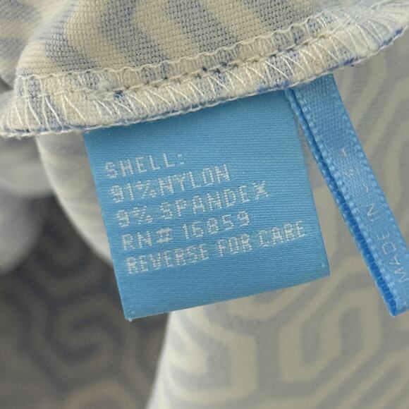 J McLaughlin Dress Womens XL Geometric Print Short Sleeve Stretch Nylon Casual - Picture 4 of 7